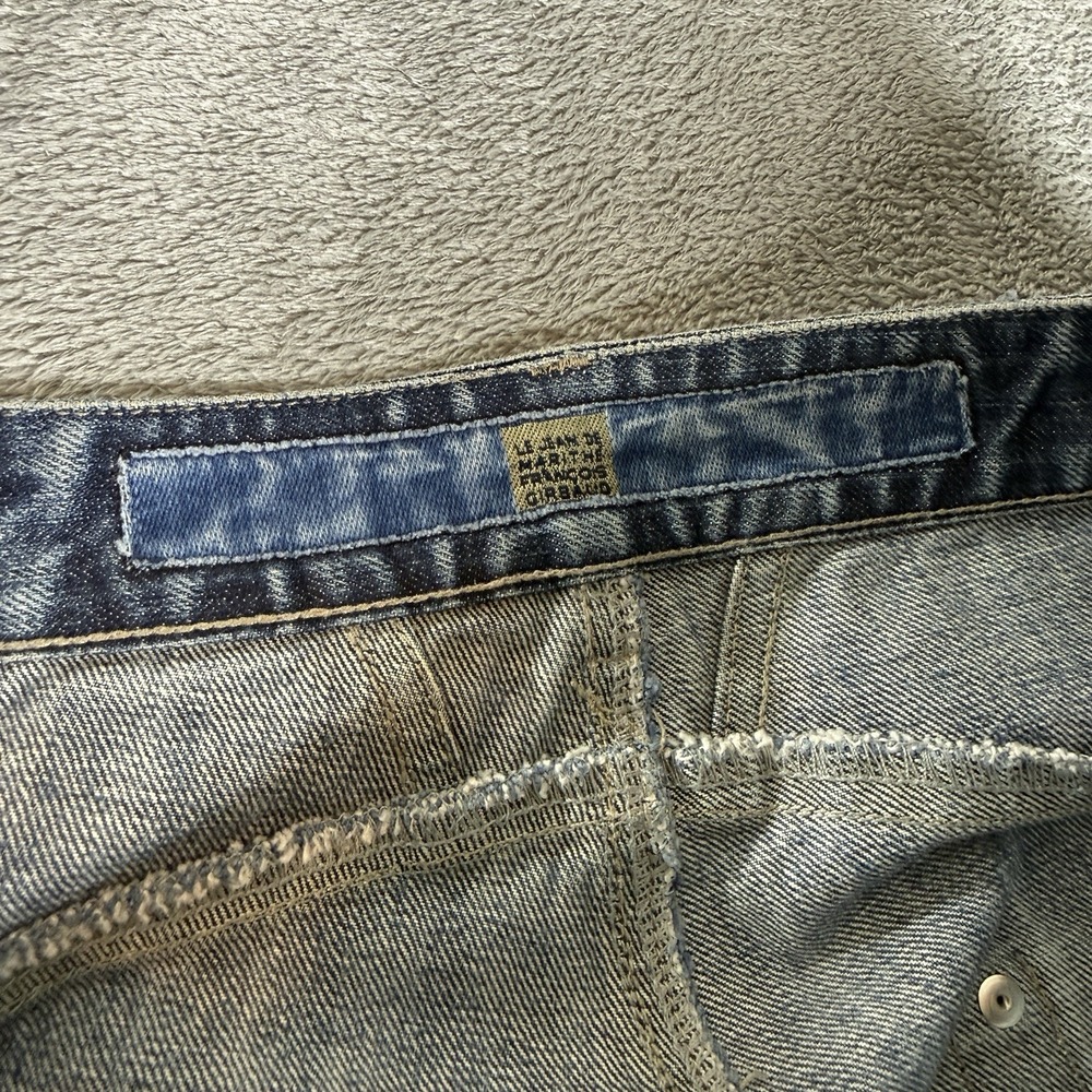 Marithe Francois Girbaud Baggy Denim Jeans Men's 40x33 Skater Y2K - Picture 10 of 14